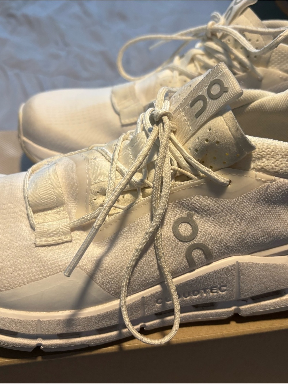 ON Cloudnova 2, womens size 8W Sneakers, white